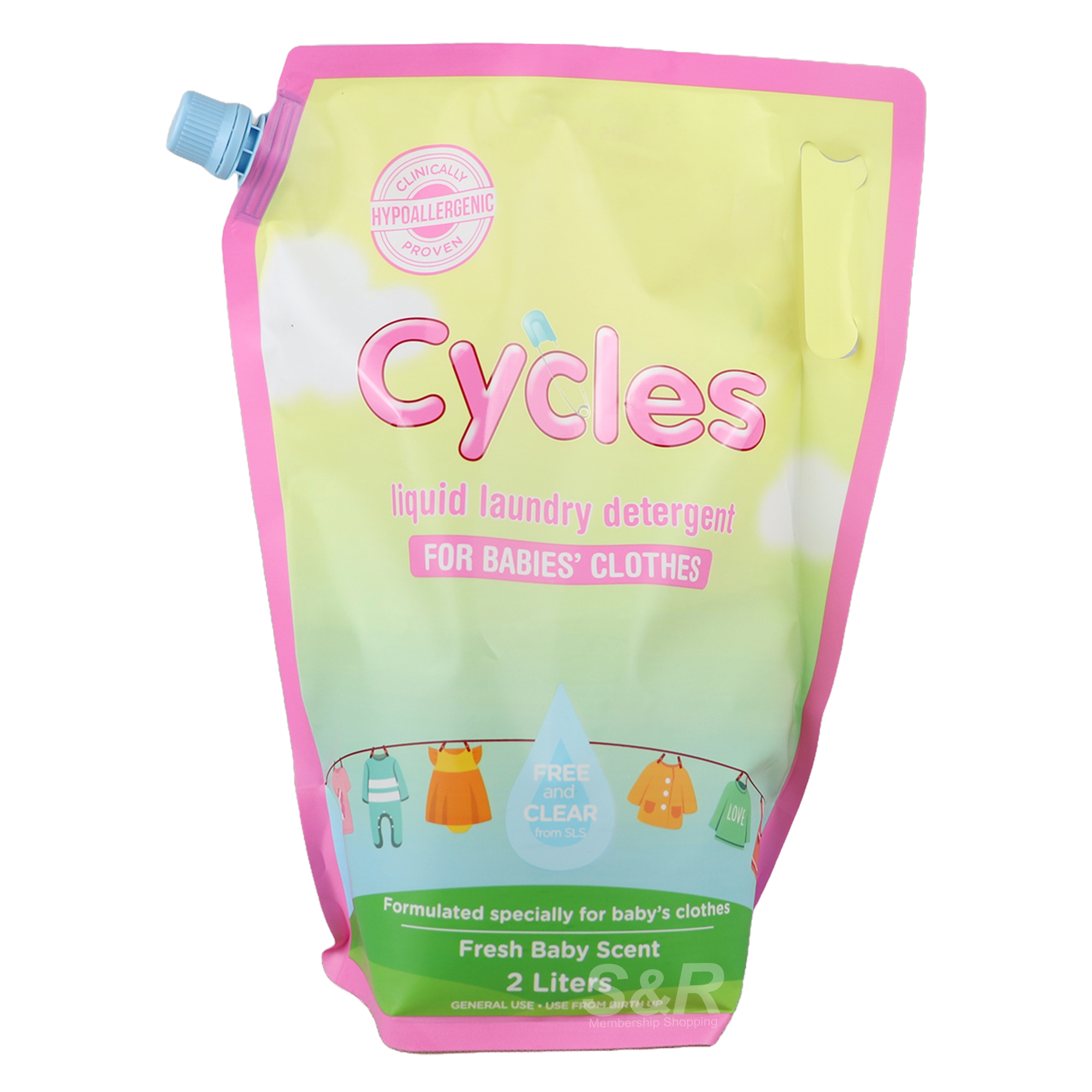 Cycles Liquid Laundry Detergent For Babies 2L